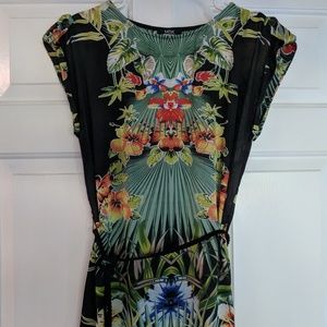 Tropical print dress, sz 6/8 NWT
